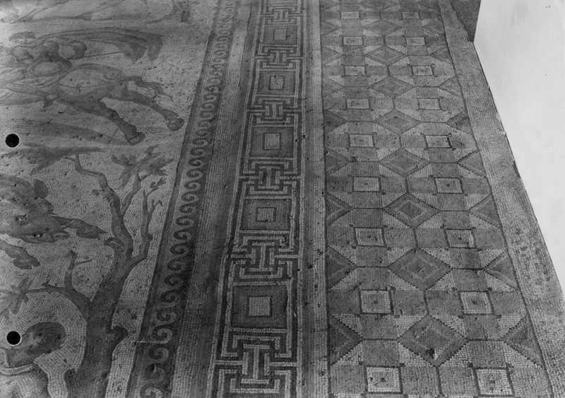 Apamée: grande mosaïque de chasse du Triclinos - Apamea: het grote jachtmozaïek