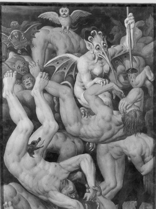 Damnés précipités en enfer