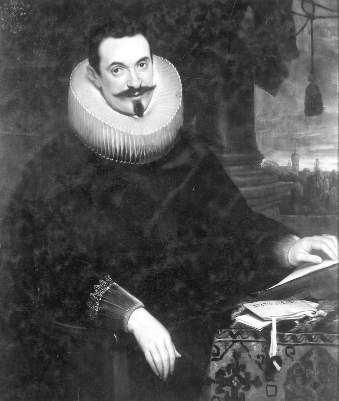 Portret van notaris Barthel Van den Berghe (41 jaar oud)
