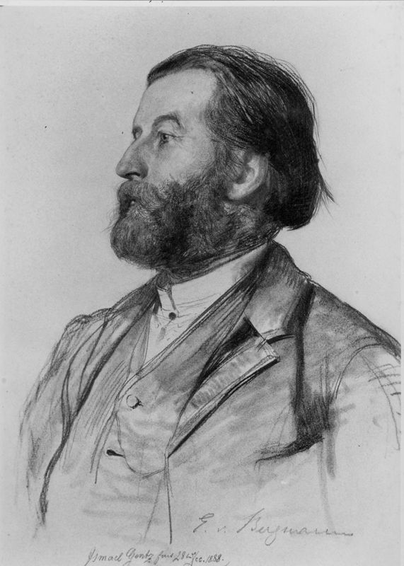 Portret van Dr. Ernst von Bergman, heelmeester te Berlijn