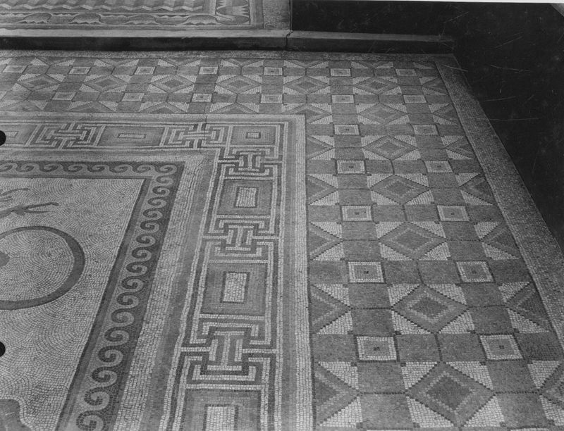 Apamée: grande mosaïque de chasse du Triclinos - Apamea: het grote jachtmozaïek