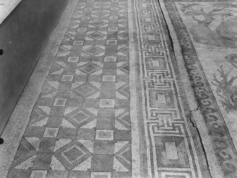 Apamée: grande mosaïque de chasse du Triclinos - Apamea: het grote jachtmozaïek