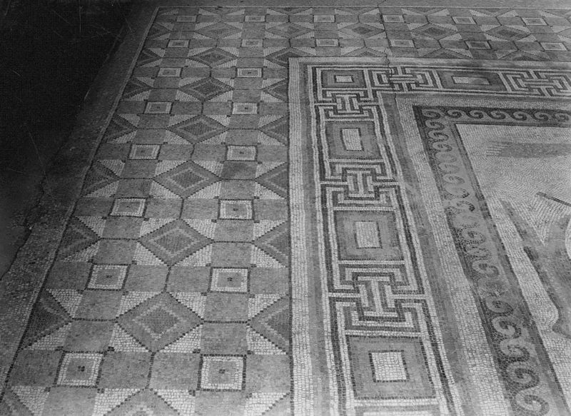 Apamée: grande mosaïque de chasse du Triclinos - Apamea: het grote jachtmozaïek