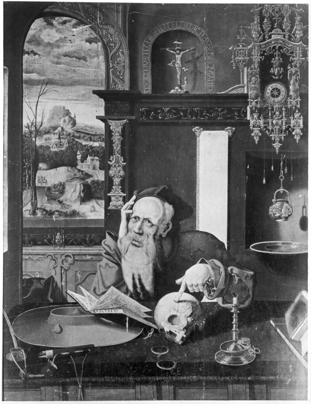 Saint Jérôme méditant sur la mort