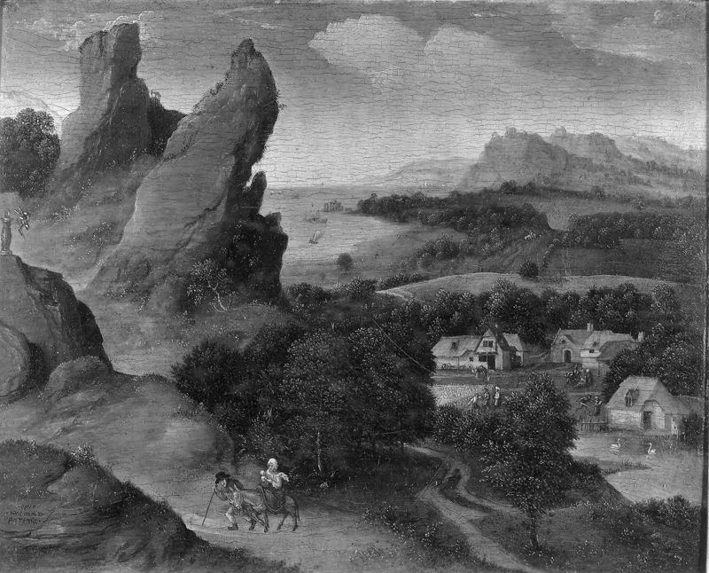 Landschap met de Vlucht naar Egypte