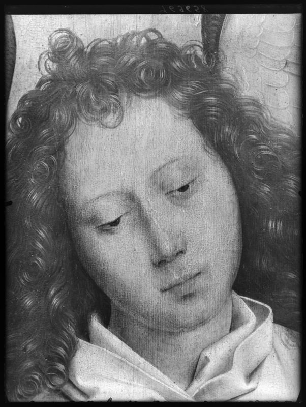 Zegenende Christus tussen zingende en musicerende engelen (Retabel van Nájera)