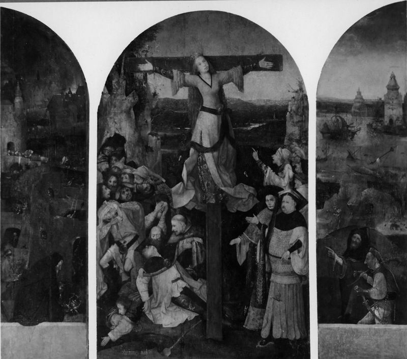 Triptyque de la martyre crucifiée (Wilgeforte?)
