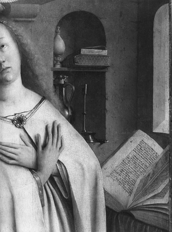 Lam Gods: Maria van de Boodschap en de profeet Michaja