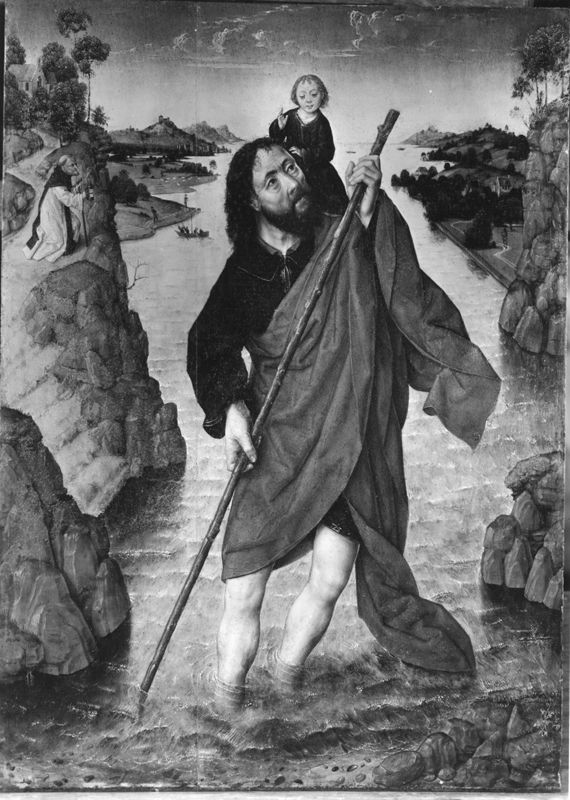 Saint Christophe et l'Enfant Jésus