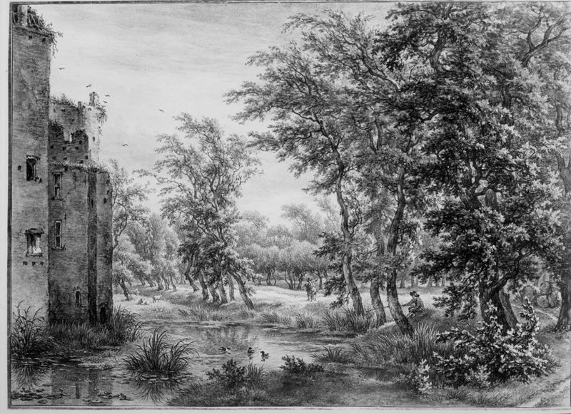Het kasteel De Haar te Haarzuilens (Nederland)