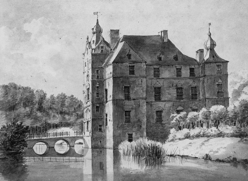 Het kasteel Cannenburg in Vaassen (Nederland)
