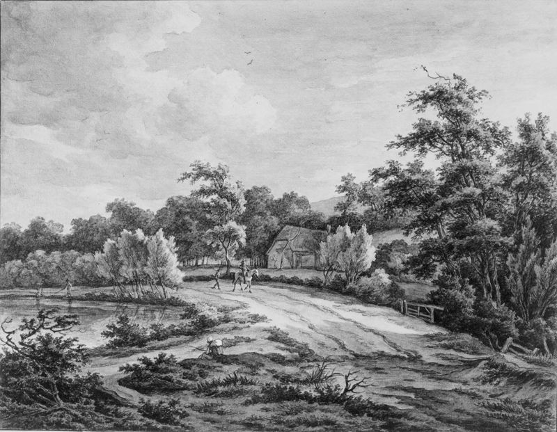 Het dorp Eext (Drenthe, Nederland)
