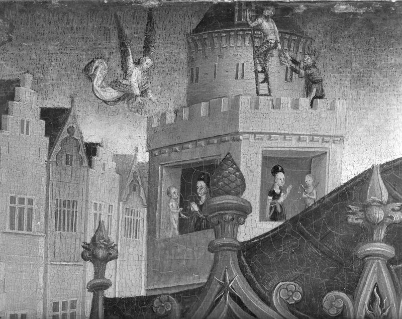Scènes uit de legende van de Heilige Barbara