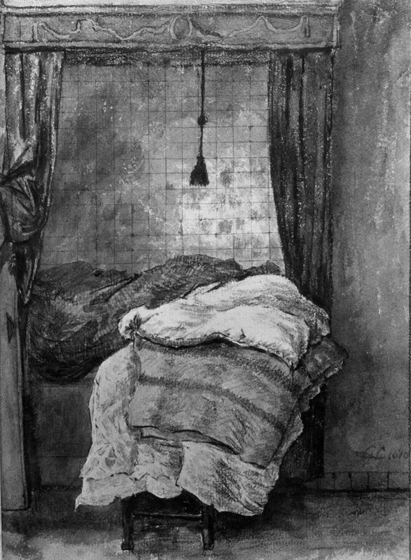 Afgetrokken bed