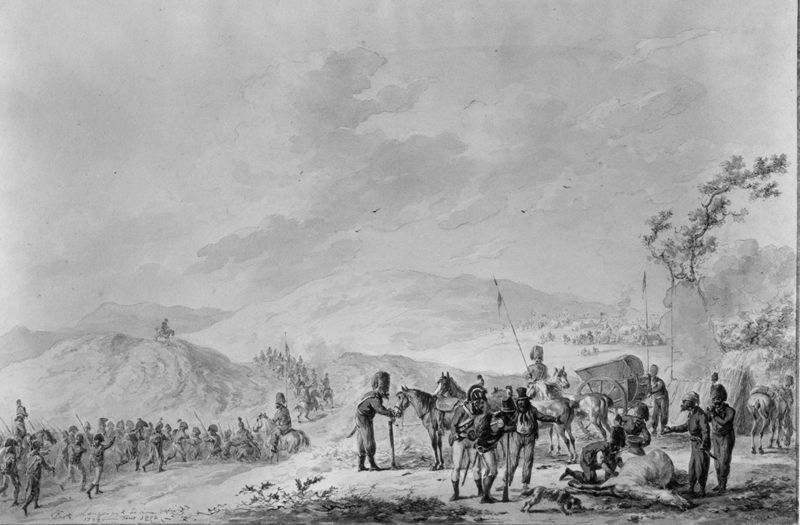 Terugtrekking van de Britten en de Russen in 1799