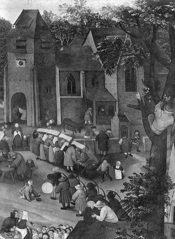 Kermesse avec théatre et procession