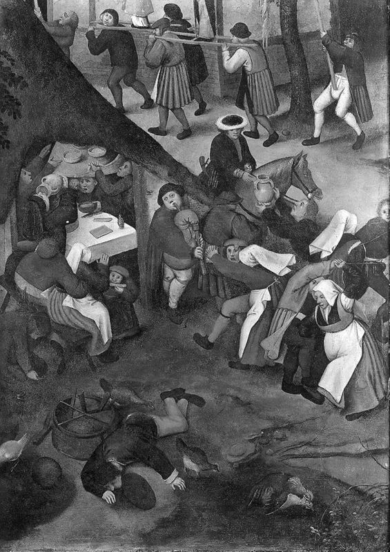 Kermesse avec théatre et procession