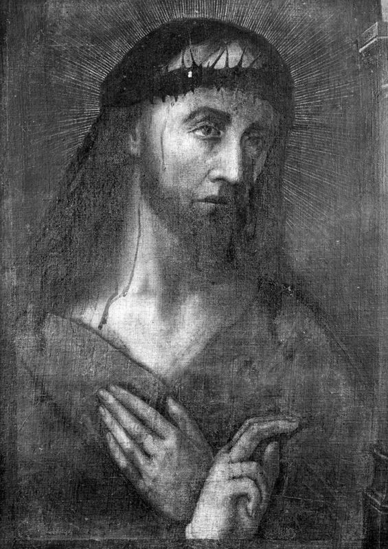 Christ couronné d'épines et Vierge de douleur