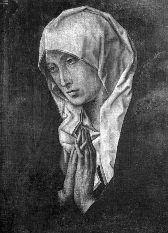 Christ couronné d'épines et Vierge de douleur