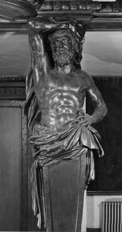 statue humaine / Hôtel de ville[Liège]
