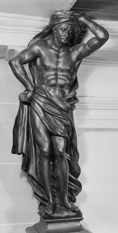 statue humaine / Hôtel de ville[Liège]