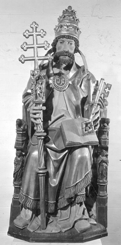 Tronende Petrus