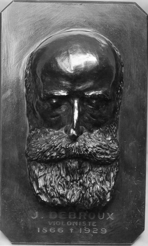 Masque de J. Debroux, violoniste