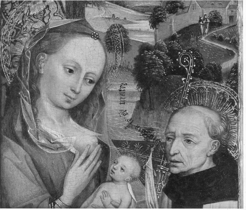 Lactation de saint Bernard de Clairvaux