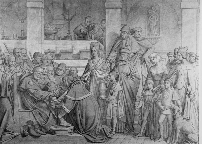Witte donderdag voor de eerste maal gevierd ... in 1303