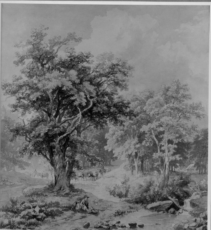 Paysage avec rivière