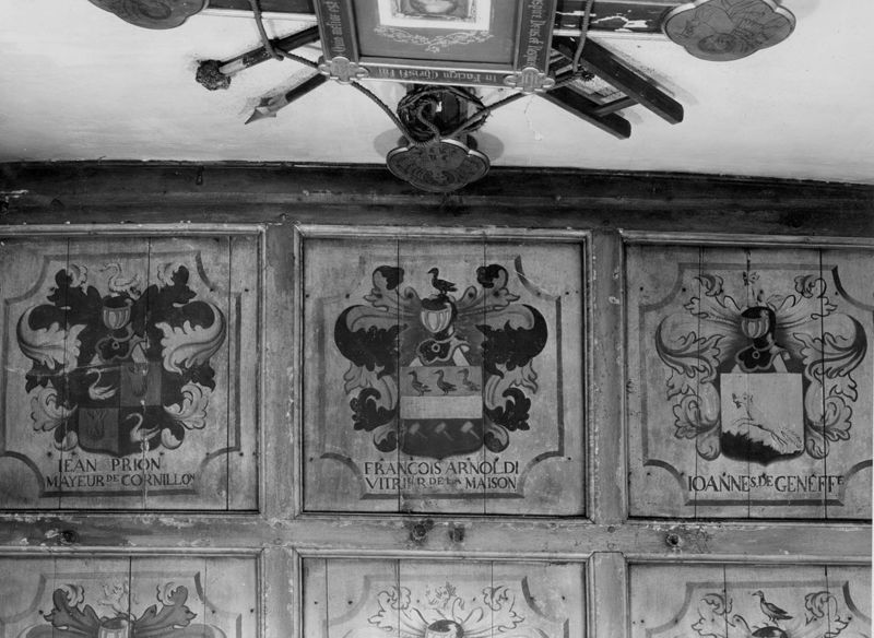 plafond à caissons / Couvent des Moniales Carmélites déchaussées