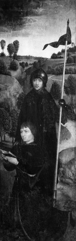 Donatrice et Sainte Anne
Donateur et Saint Guillaume
Triptyque de Jan Crabbe