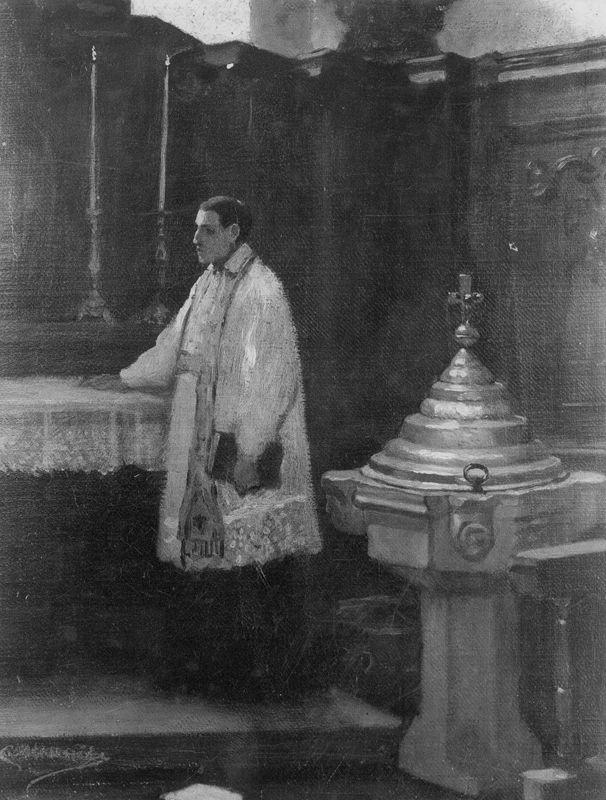 Le vieux baptistère de l'église de Schaerbeek