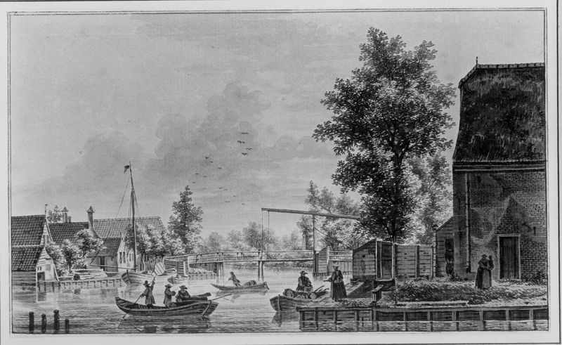 Het dorp Nieuwerbrug (Nederland)