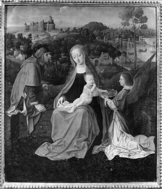 Sainte Famille et un Ange