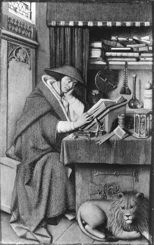 Saint Jérôme dans son studio