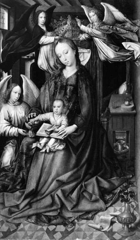 Vierge couronnée par des Anges