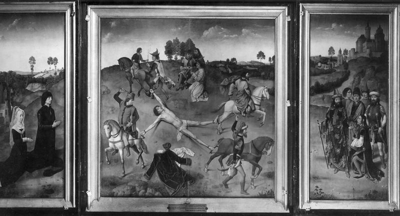 Triptiek met de Marteldood van de Heilige Hippolytus