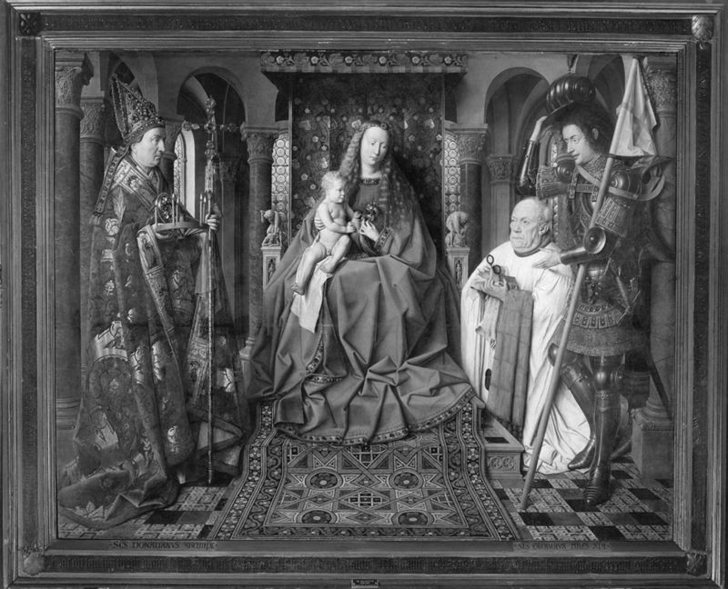 Madonna met kanunnik Joris Van der Paele