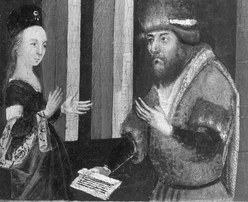 Scènes uit de legende van de Heilige Barbara