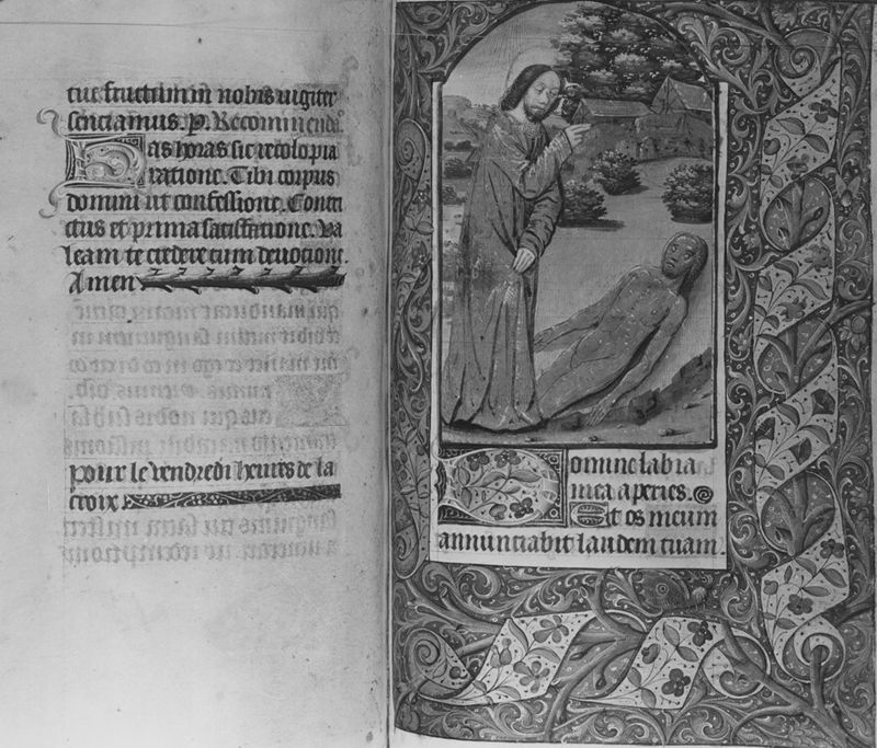 Getijdenboek met initialen E.S.L.V., gebruik van Parijs