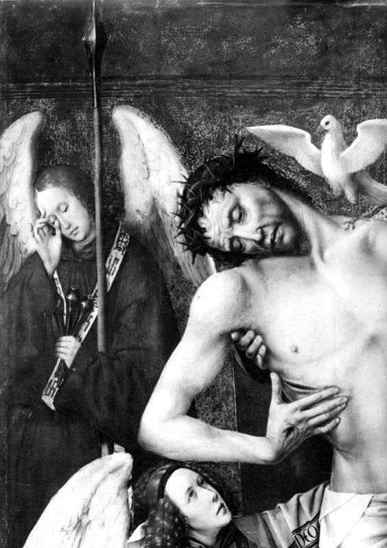 Retable de la Trinité (Trône de Grâce et les trois Marie en pleurs)