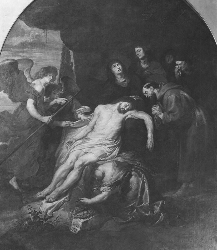 Pieta met  H.  Franciscus van Assisi