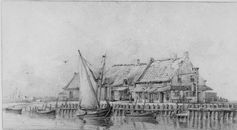 Huizen aan de waterkant