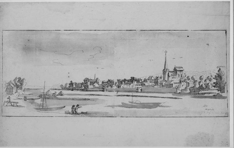 Vue panoramique de Visé