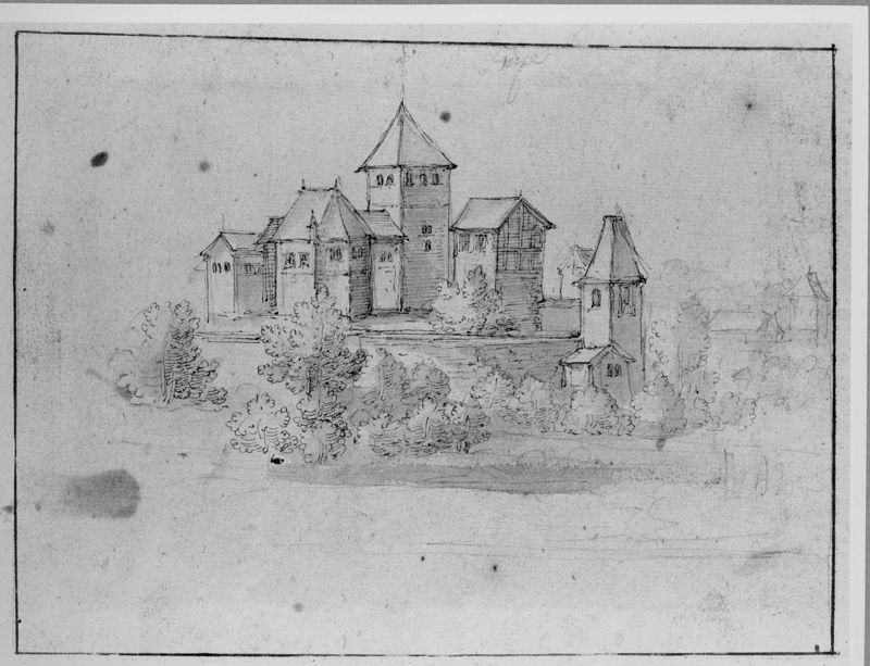 Kasteel in de streek van Luik