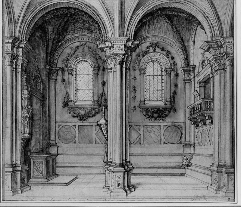 Kerkinterieur (zijkapel)