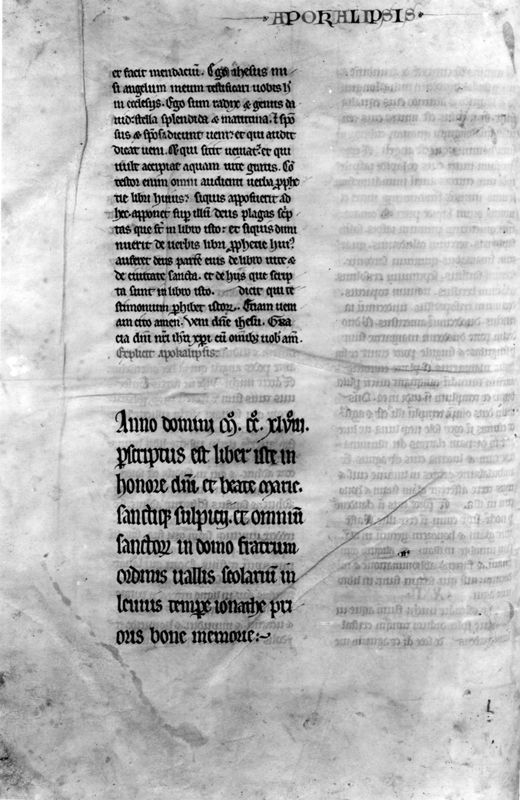 Bible du prieuré augustin du Val-des-Écoliers de Léau (Zoutleeuw)