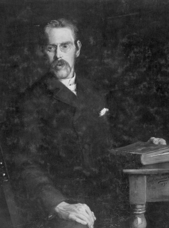 Portret van Victor De Munter, eerste conservator van het stedelijk museum te Leuven