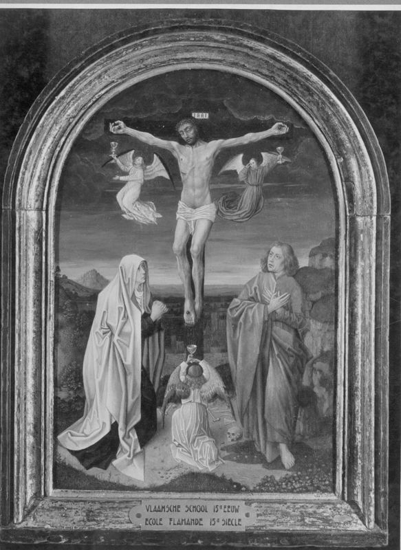 Christus aan het Kruis tussen H. Maagd en H. Johannes